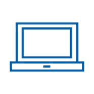 Icon representing a computer.